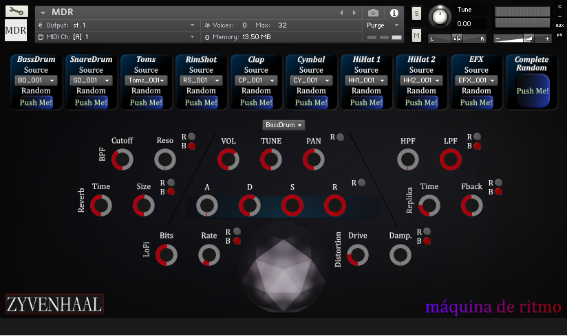 mdr-maquina-de-ritmo-drum-machine-for-native-instruments-kontakt-mainscreen